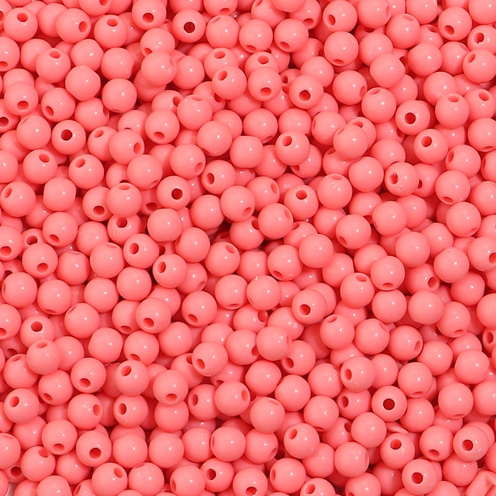 Colorful 4mm Acrylic Round Seed Beads for DIY Jewelry, Bracelets, and Necklaces