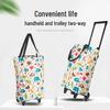 Compact Foldable Shopping Cart for Household and Stairs