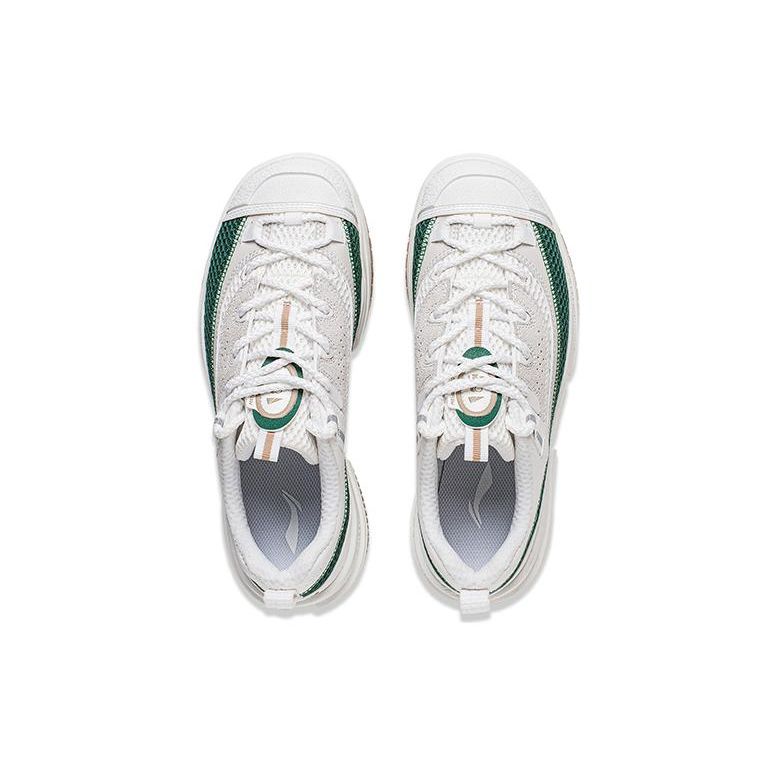 Li Ning CF Su Series Lin Chuan Lite Shock Absorption Non-Slip Breathable Low-Top Casual Shoes Women Casual Shoes Spruce-Green AGLT164-1