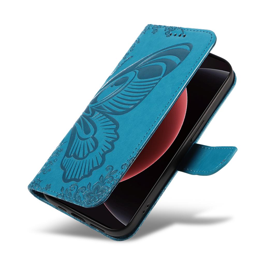 Dla Xiaomi 15 Ultra Etui Wzór Motyla Skóra PU Folio Klapka Pokrowiec na Telefon