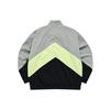 Fila Fusion Retro Color Block Loose Woven Stand Collar Jacket Men Jackets Gray T11M235703F-GY