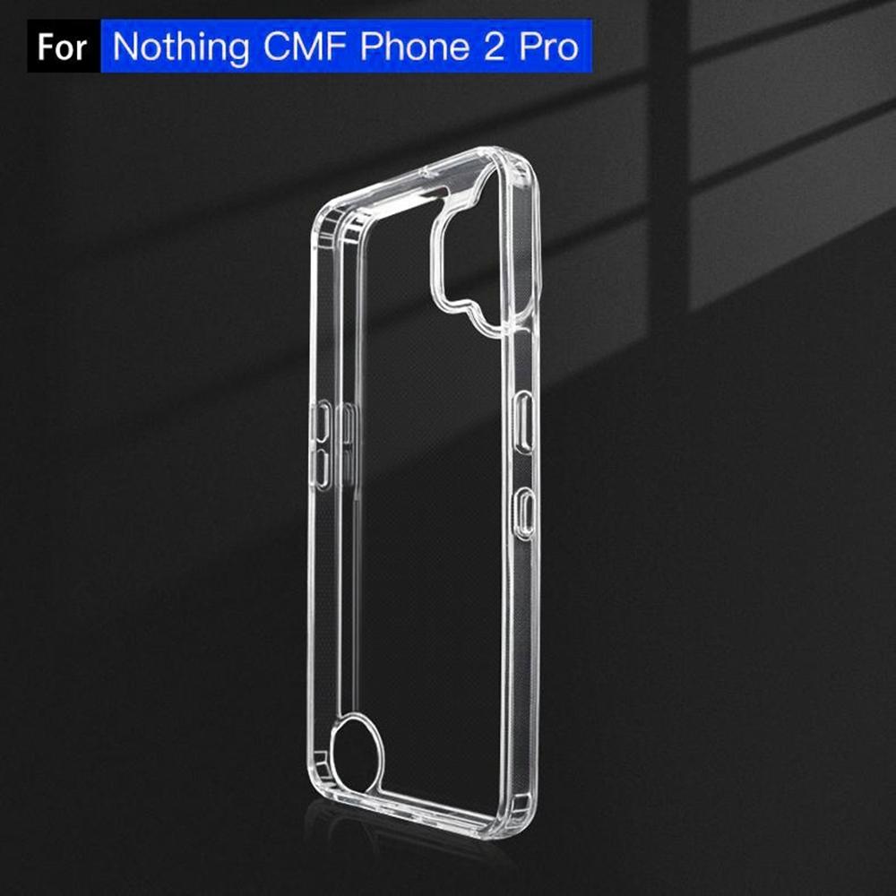 For Nothing CMF Phone 2 Pro Case Clear PC+TPU Anti-Scratch Phone Back Cover