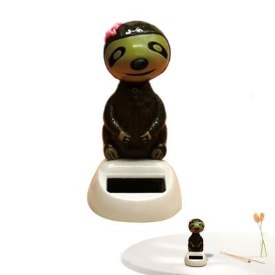 Sloth Solar Dancer,Sloth Solar Bobble,Car Dashboard Bobblehead Toy - Solar Power Shake Hand Doll,