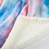 Soft Rainbow Plush Faux Fur Throws Bed Blankets Soft Cozy Warm Fluffy Comfortable Blankets