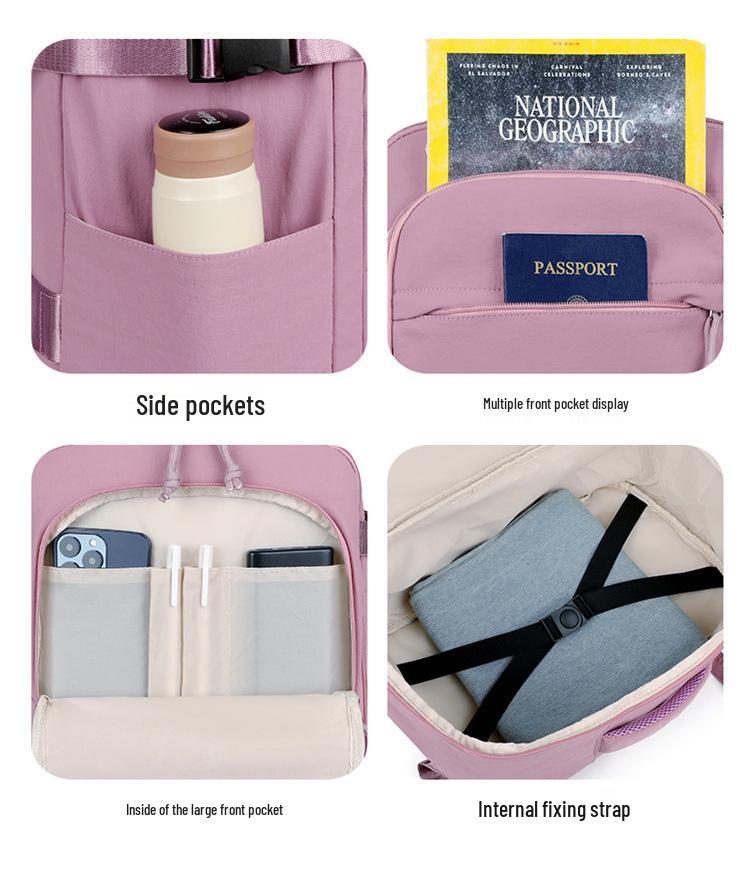 Multifunctional 180° Opening Large Capacity Travel Backpack