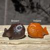 Lucky Charm Wood Carving Ornament Mini Tea Pet Cute Koi Fish Ornament  Tabletop Display