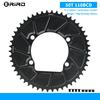RIRO 4-Bolts 110BCD Single Chainring, 46/48/50/52/54/56/58T Road Bike Chainwheel, Compatible with Shimano 105/FC-R7000/R8000
