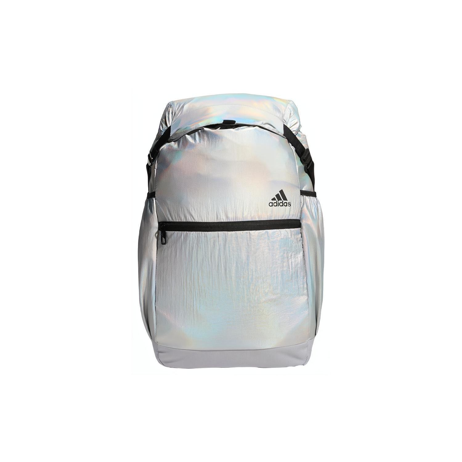 Adidas Yg Flap Bp Sports Casual Laser Logo Backpack Unisex Backpack Light-Silver HP1493 Light Silver