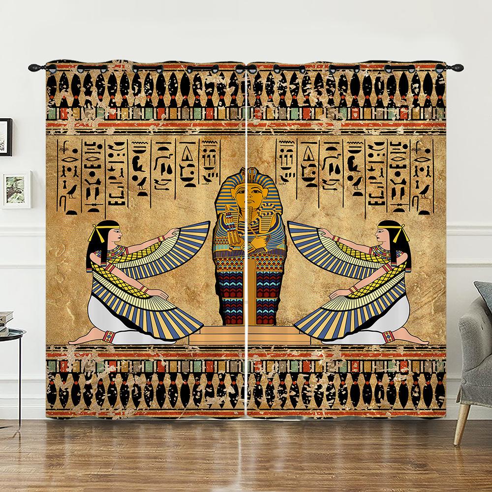 Curtains Bohemian Curtains Bedroom Living Room Blackout Curtains Perforated