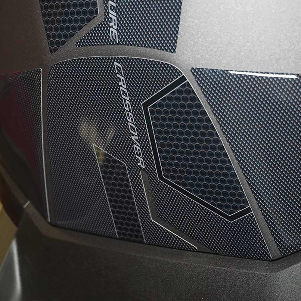 HONDA ADV350 ADV 350 2022 3D motorkerékpár műgyanta matrica oldalához Gyújtáskulcs terület Tank pad karcolásgátló matrica csúszásmentes