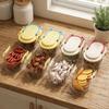 Stackable Spice Storage Box Moisture Proof Large Capacity Timed Seasoning Jar Snap-on Lid Plastic Sealed Storage Container