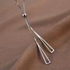 Steel Fashionforward Titanium Clavicle Necklace For Women In Gold Or Silver Stylish Design Geometric