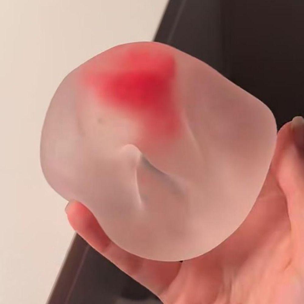 TPR Relief Toy Strawberry Mochi Pinching and Decompressing Toy New Squeeze Toys  Gifts
