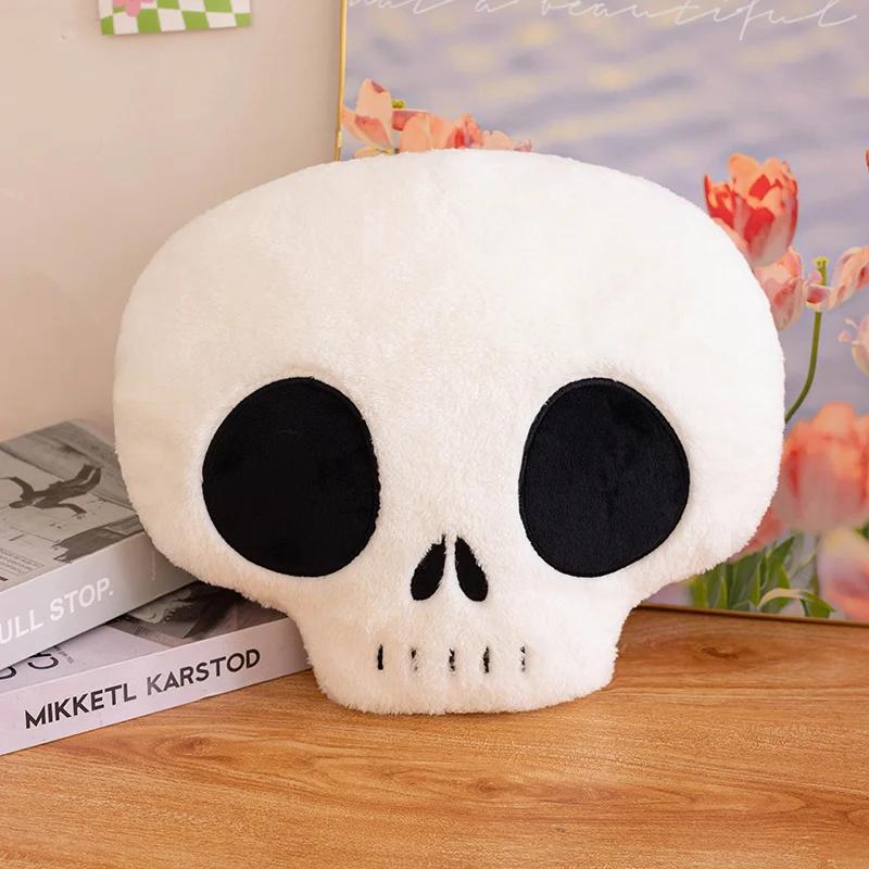 Creative Halloween Skull Bone Plush Toy Human Skeleton Doll Monster Horror Doll Funny Halloween Props Plush Decoration Gift