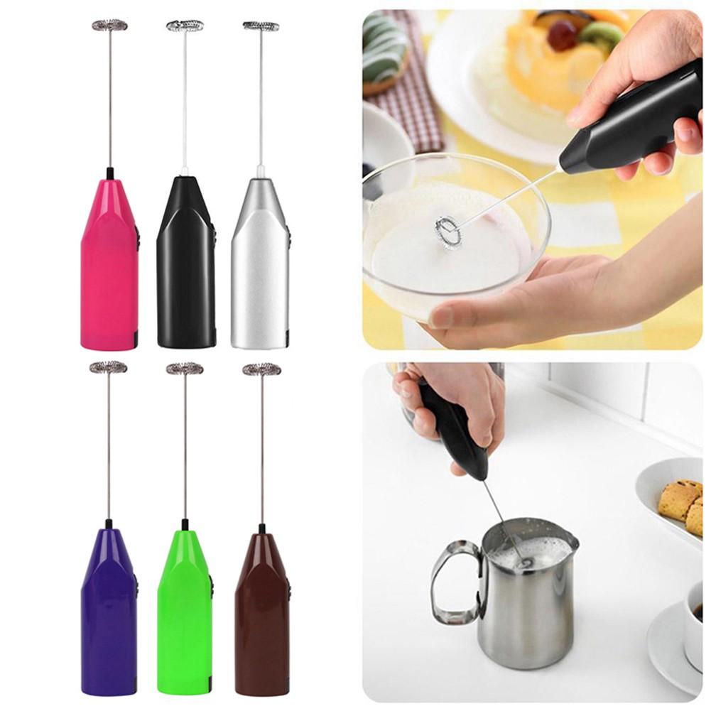 Small and Powerful Electric Whisk Battery Version for Mixing Milk