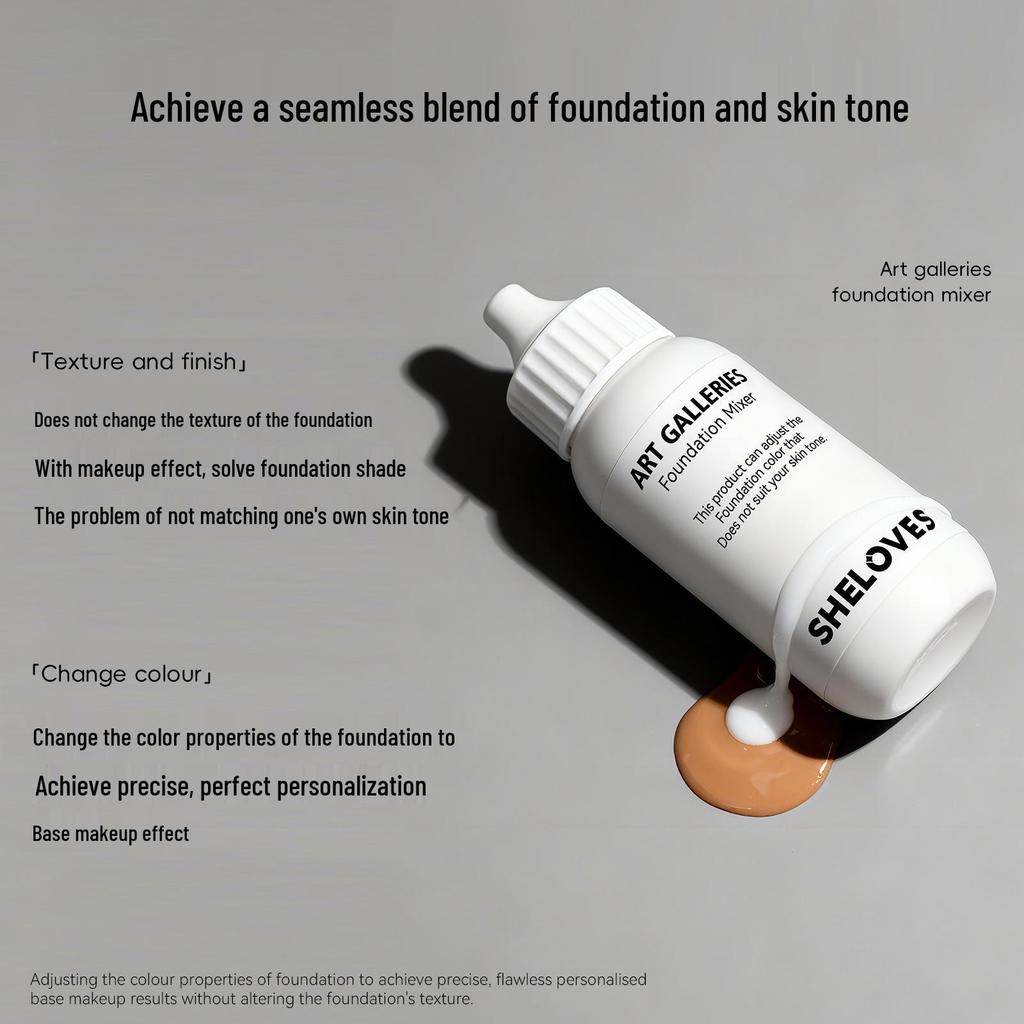 White Foundation Liquid Mix: Stage Makeup Adjuster for Dark Base
