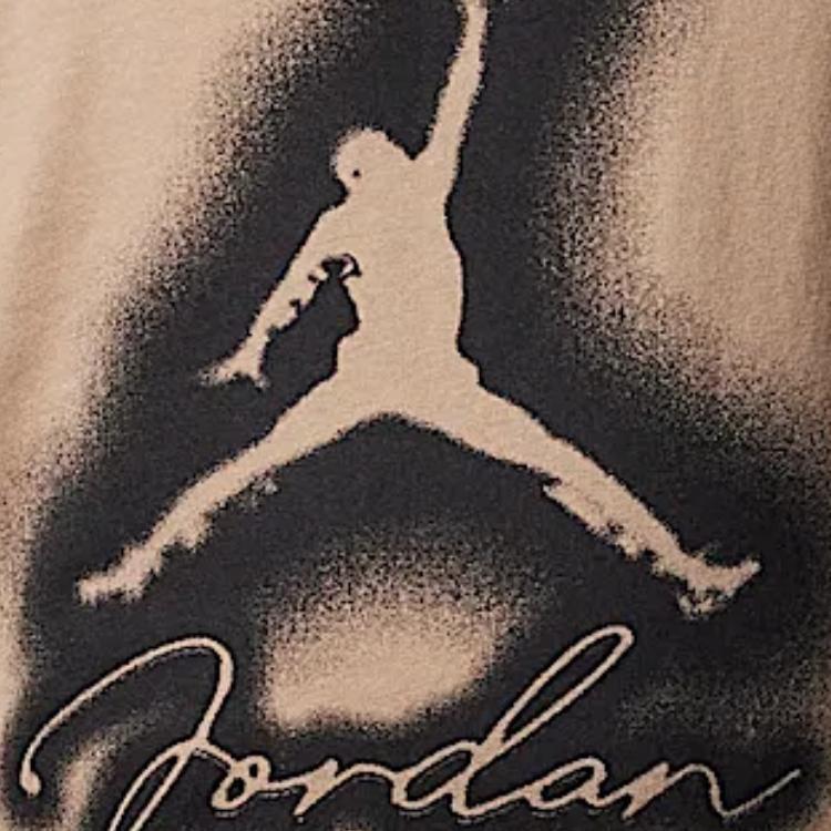 Jordan T-Shirt Classic Comfortable Convenient Soft Short Sleeve Kids Tops Camel 95D622-J34