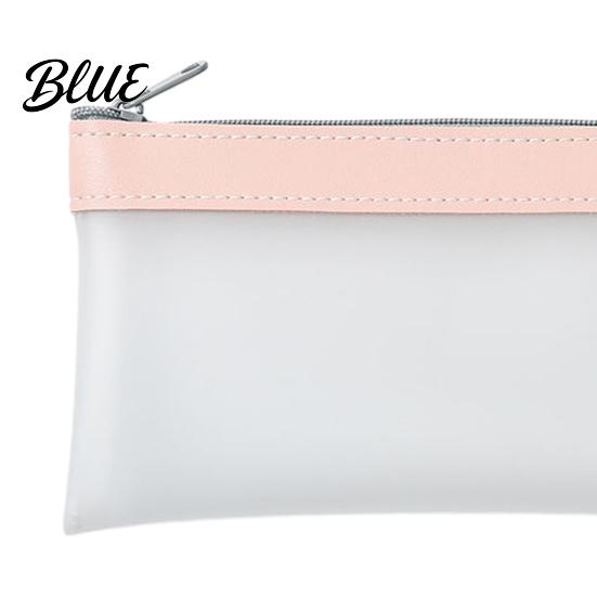 Transparent Stationery Organizer Clear Mesh Pencil Case Large Pen Pouch for Girls