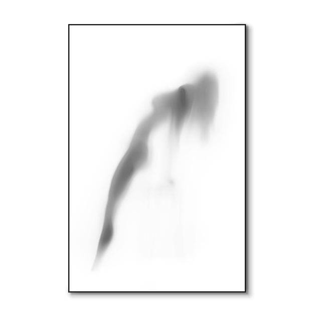 Modern Simple Style Bathroom Sexy Figure Black White Canvas Painting Abstract Body Art Picture Toilet Home Decoration Cuadros