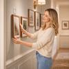 No-Drill Hanging Hooks - Adhesive Wall Hooks for Frames and Posters - Removable Hanging Solution for Home Decor