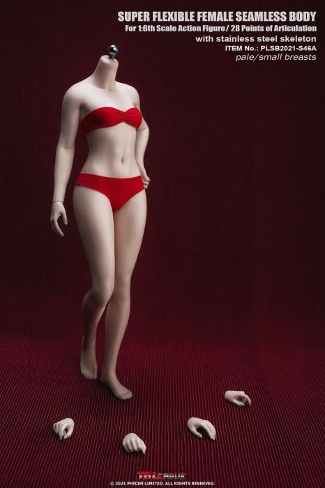 scale action figure TBLeague Pearl skin Super flexible seamless body Small bust Bikini included Headless female body [TOYBARJAPAN] 1/6 PLSB2021-S46A
