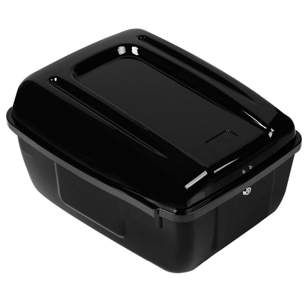 Motorcycle Police Trunk For Harley Electra Street Road King Glide FLHTP Rear Bag