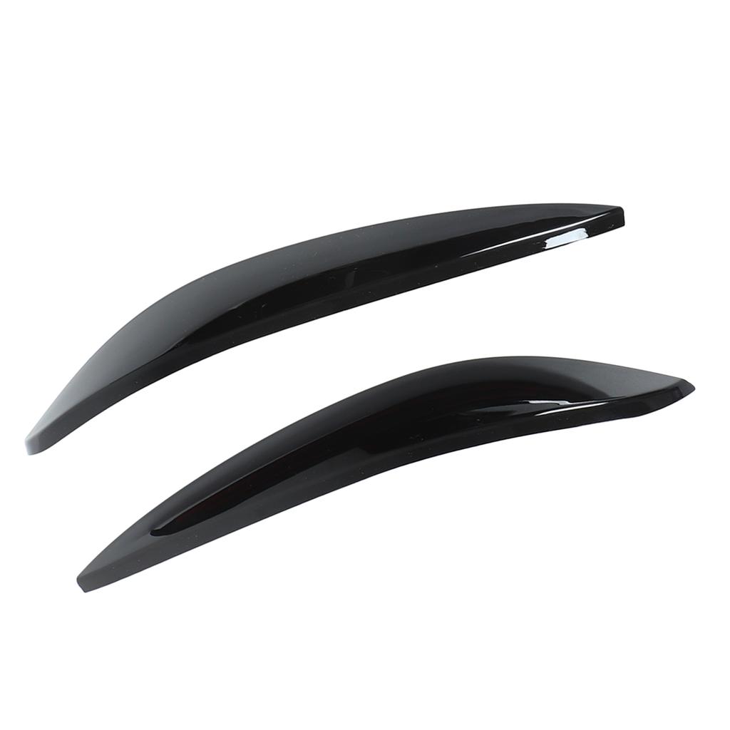 2pcs Headlight Eyebrow Left Right ABS Replacement for   Smart 453 Fortwo Forfour 2015‑2020