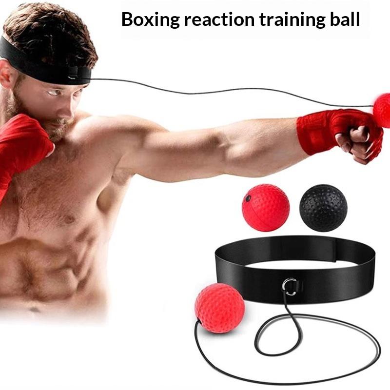 Boxing Training Ball With Headband Boxing Reflex Ball For Reaction Punching Adult Children'S Sports Rebound Reaction Balls