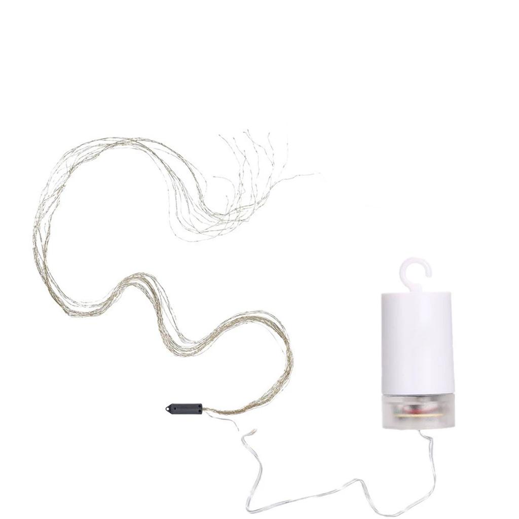 Cascading Lights For Christmas Tree, 8 Modes 200 Christmas LED String Lights, Christmas Tree Lights With Ring