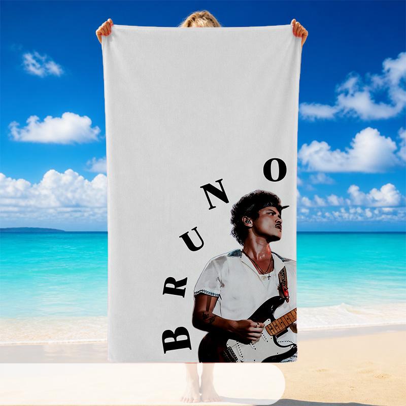 Asciugamano da Spiaggia Bruno Mars, Asciugamano Morbido Grande Assorbente per Spiaggia Piscina Viaggio Vacanza