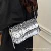 Premium snake pattern underarm small bag women's 2025 new fashion light luxury shoulder bag French niche commuter women's bag