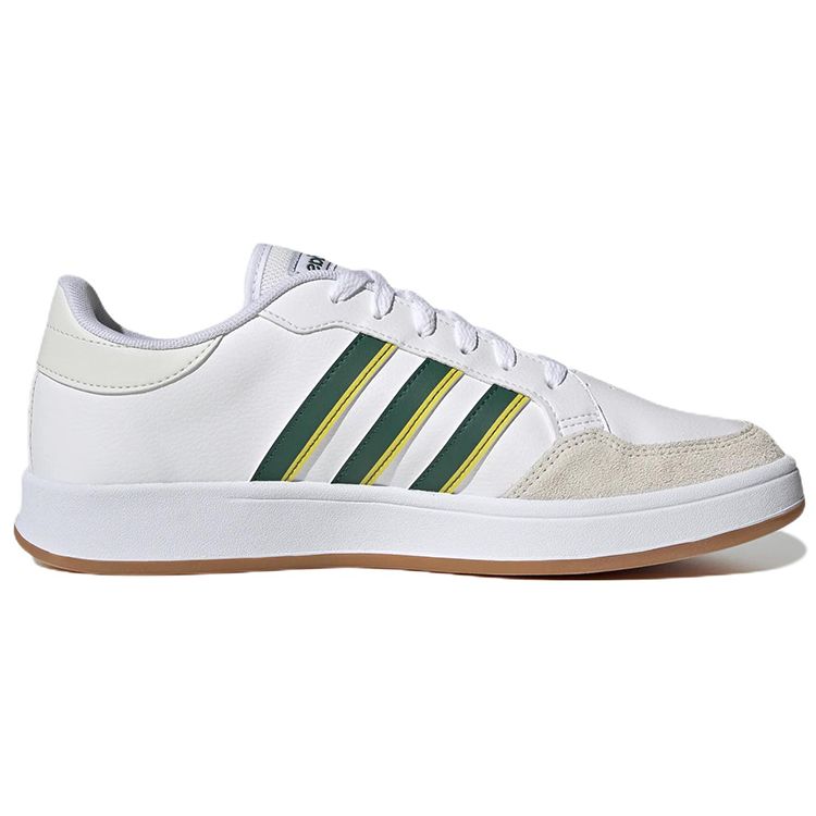 Adidas Neo Breaknet Comfortable Durable Low-Top Skate Shoes Men Sneakers White Green GY9587