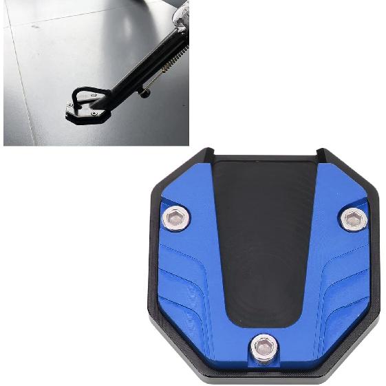 Motorcycle Kickstand Plate, Motorcycle Side Stand Plate Pad Motorcycle Side Stand Plate Pad High Strength Kickstand Pad Plate Motorcycle Extender