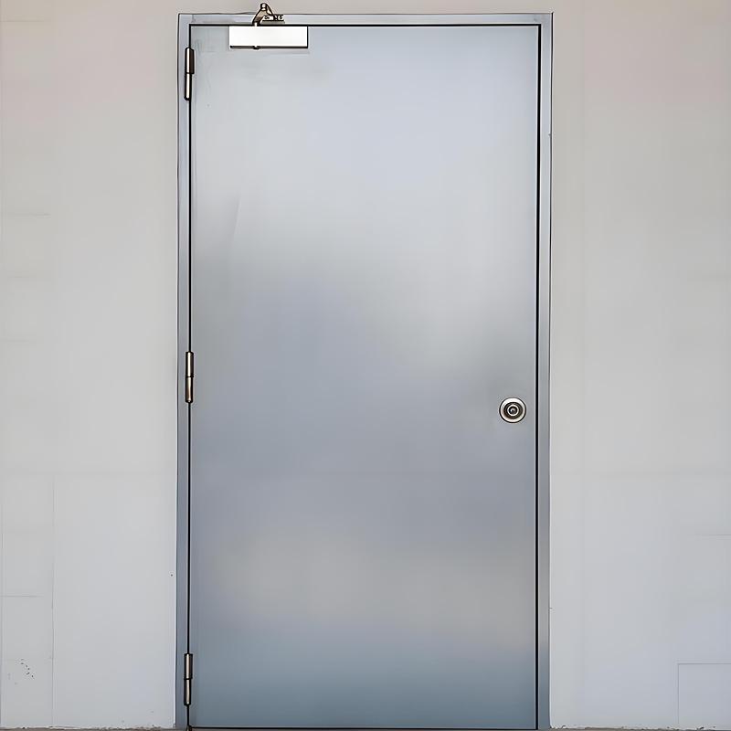 Steel Security Swing Door for School, Hotel, Shop, Garbage Room, Passage, and Pipe Well