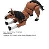 3D Printed Horse Figurine Movable Joints Simulation Horse Figure Stress Relief Articulated Animal Fidget Toy Desktop Decoration Ornament