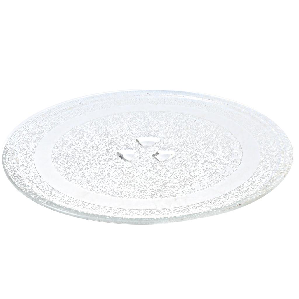 Microwave Glass Turntable Plate Y Shape Base 24.5cm Heat Resistant Replacement Tray Suitable for Optimal Stability