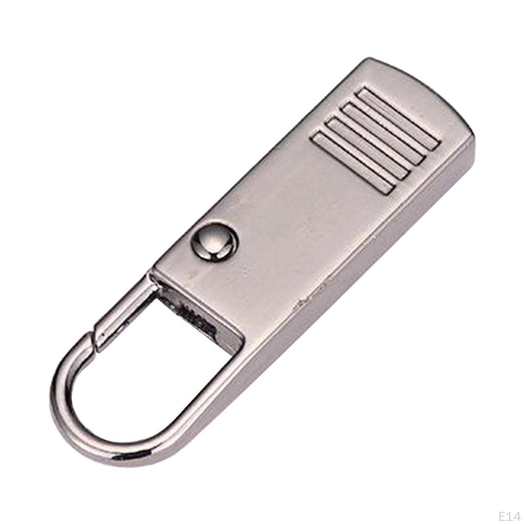 6 Detachable Zip Fixer Replacement Zipper Tags Repair , Universal Puller Set