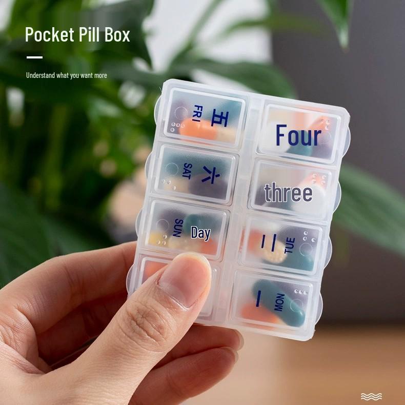 Newcomer Special: Portable Refillable Mini Pill Box for Travel