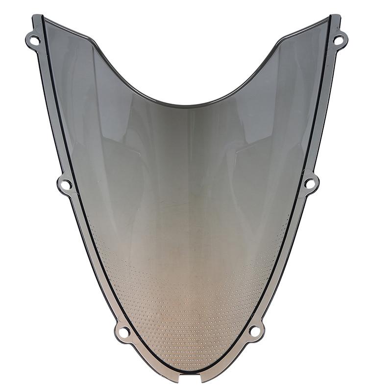 Double Bubble Windshield Windscreen Motorcycle Deflector Airflow Shield Screen For Kawasaki ZX6R Windscreen