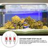 40Pcs Aquarium Air Pump Check Valves Tank Check Valves One Way Non- Return Check