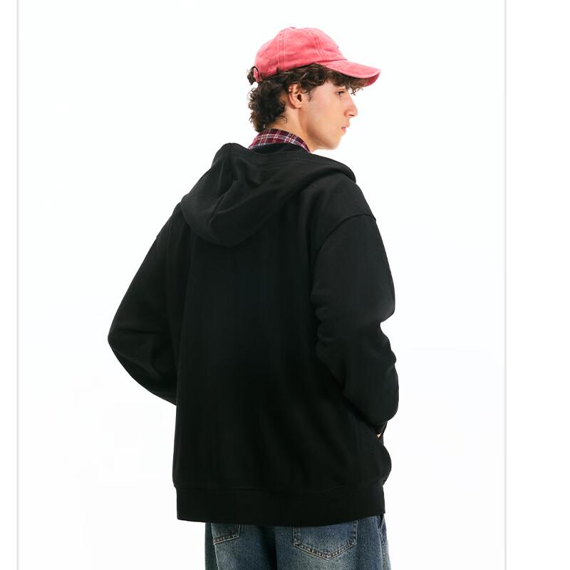 Fingercroxx IT Men's Winter Japanese Style Fleece Hooded Cardigan