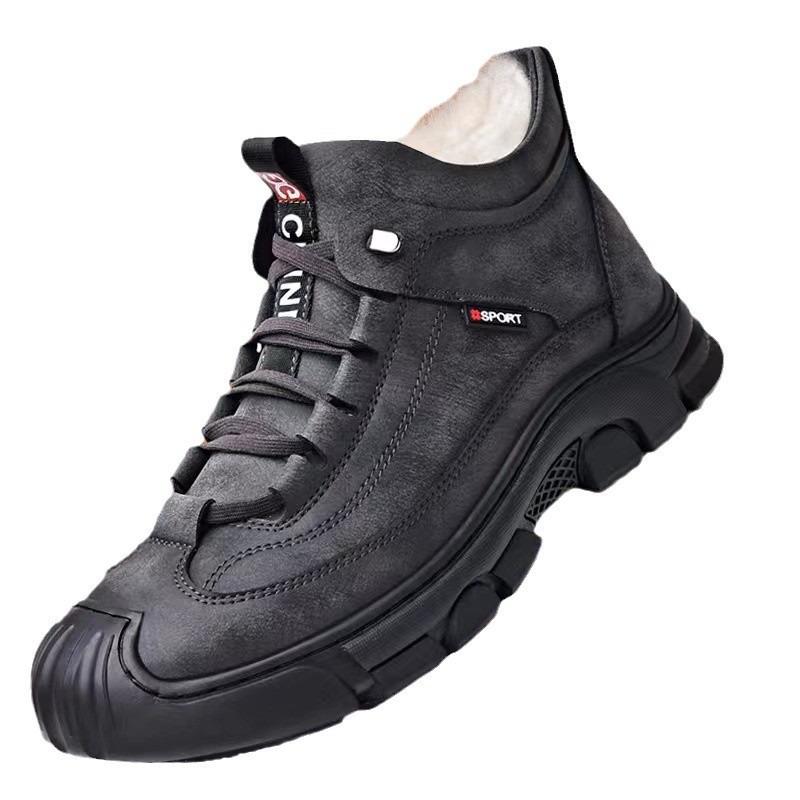 Winter new cotton shoes men's warm velvet thickened casual shoes snow boots fashion versatile men's shoes