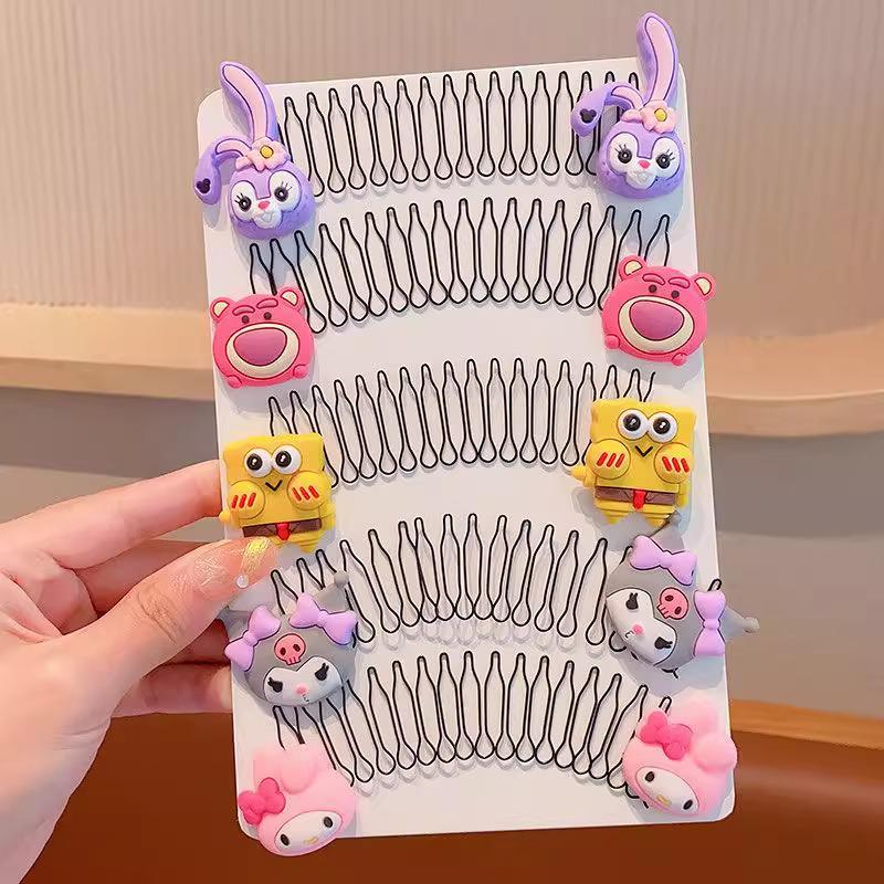 

Набор для укладки детских волос: Повязка на голову, заколки и расческа-вставка для женщин и детей