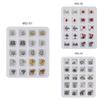 3D Halloween Nail Art Charms Skull Spiders Rhinestones Skeleton Alloy Nail Art Jewelry Decoration Halloween Crafts