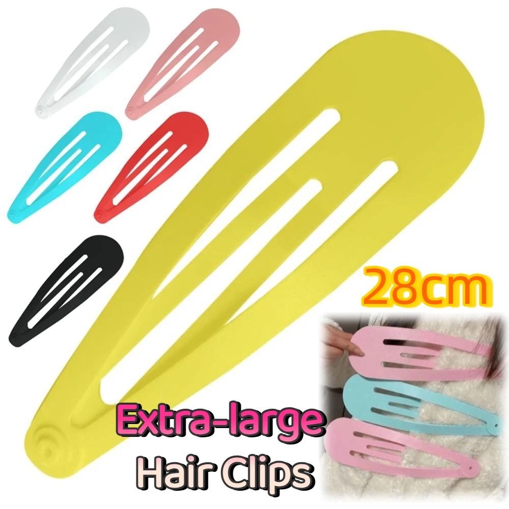 Solid Color Extra-large Hair Clips Creative Hoodies BB Clip Jacket Decoration Curtain Clip  Woman