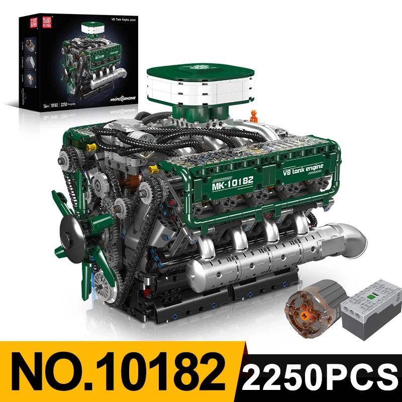 Modelová řada Stavebnice motorů Technické STEM hračky Nádrž Moc Motor V8 Superauto V12 Stavebnice Montážní sada Hračka Děti Dospělí Dárek