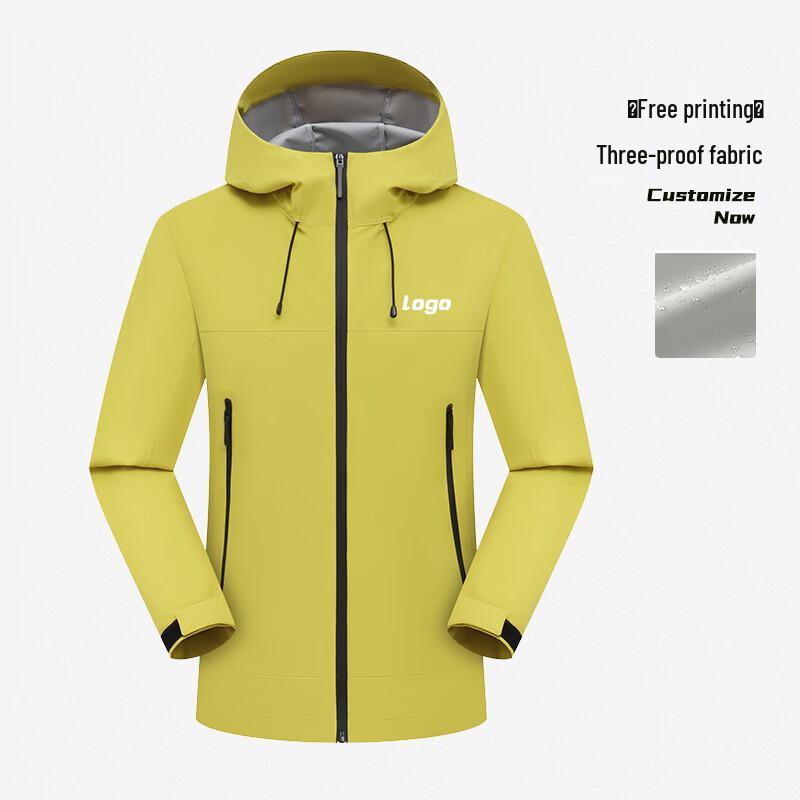 Unisex Thin Waterproof Hooded Outdoor Jacket 5XL