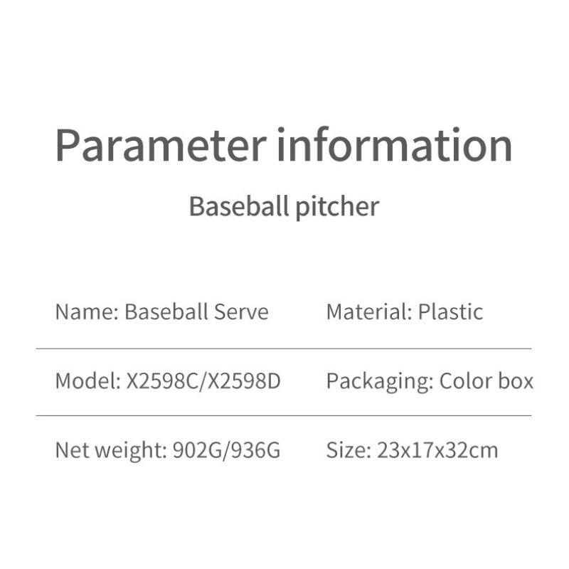 1PACK Children's Baseball Launcher Toy Set Indoor Sports Outdoor Sports Leisure Toys Remote Control Electric Tee
