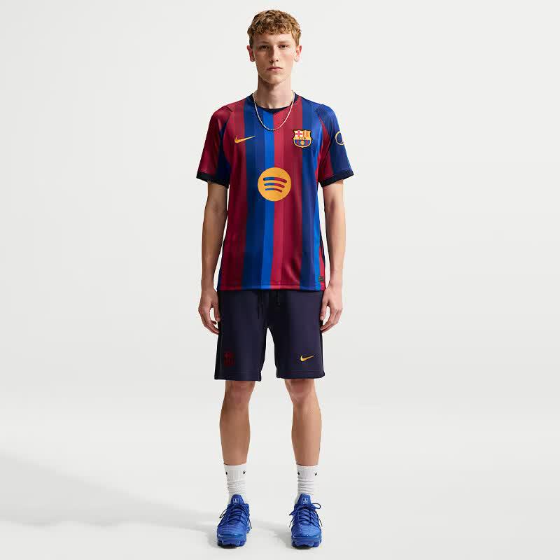 Nike 2026 Barcelona Home Fan Short Sleeve Jersey