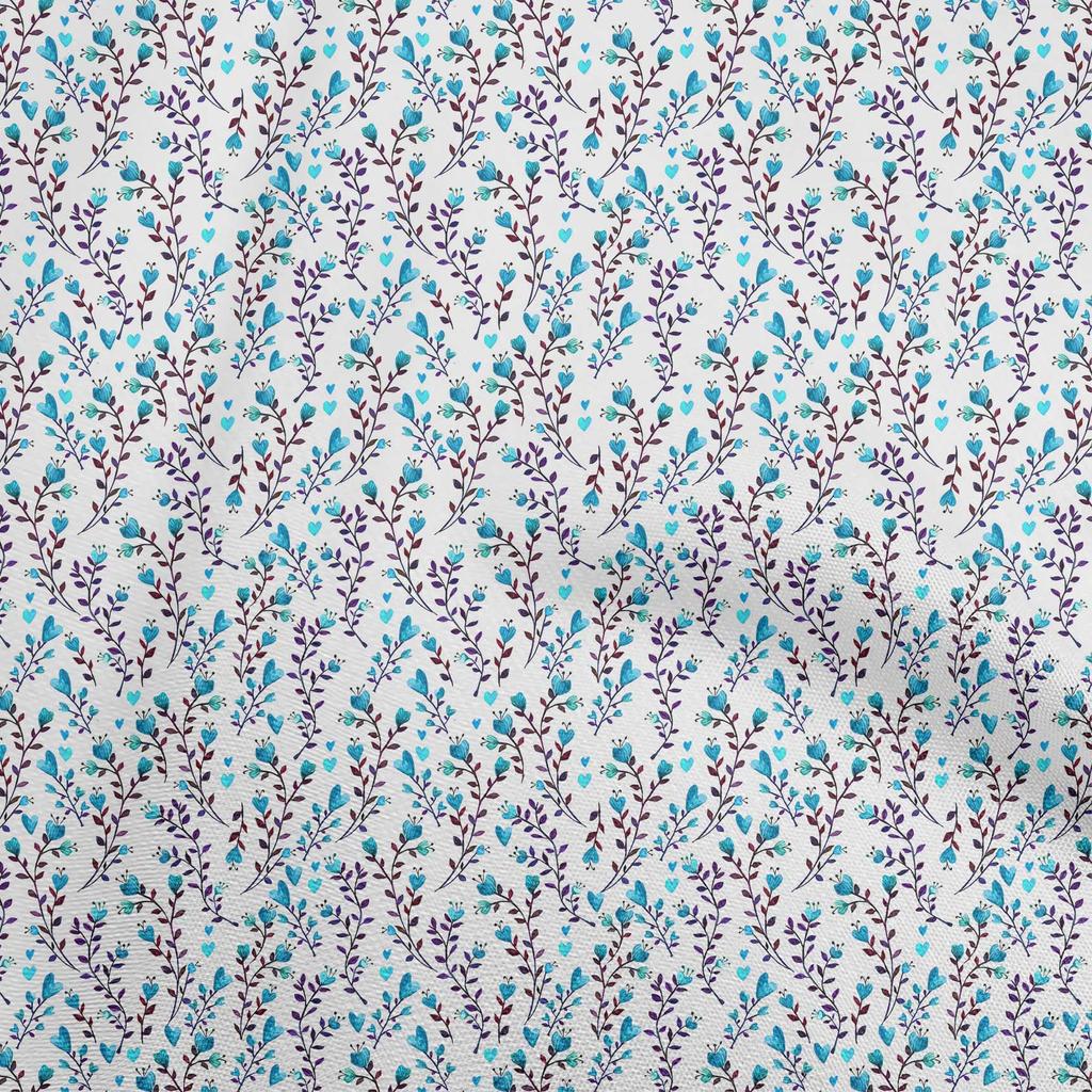 oneOone Cotton Flex Green Fabric Leaves & Clover Sewing Craft Projects Fabric Prints By Yard 40 Inch